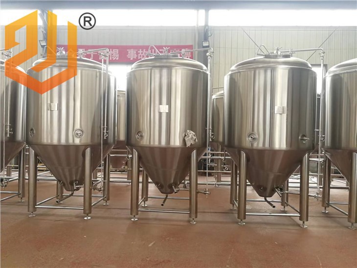 Tanque de fermentación de cerveza de fábrica de alcantarilla superior de 500L